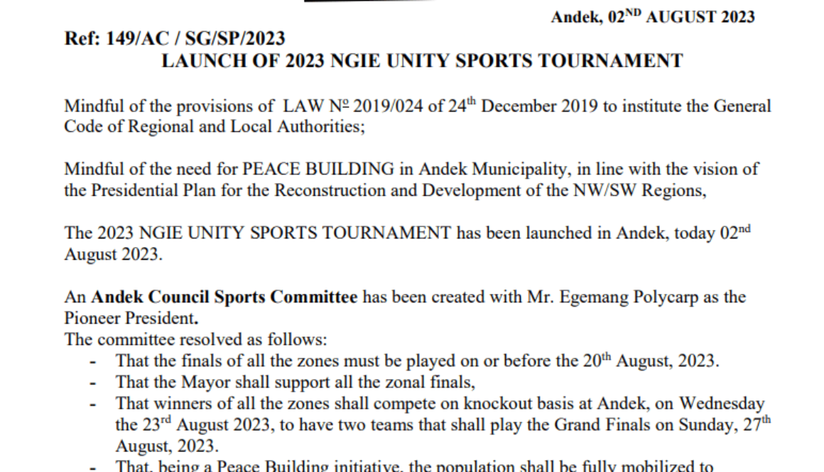 2023 NGIE UNITY TOURNAMENT LAUNCH