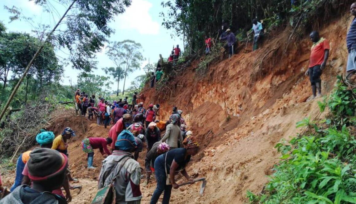 CLEANING LANDSLIDE ALONG TINECHUNG TONANGAI ROAD