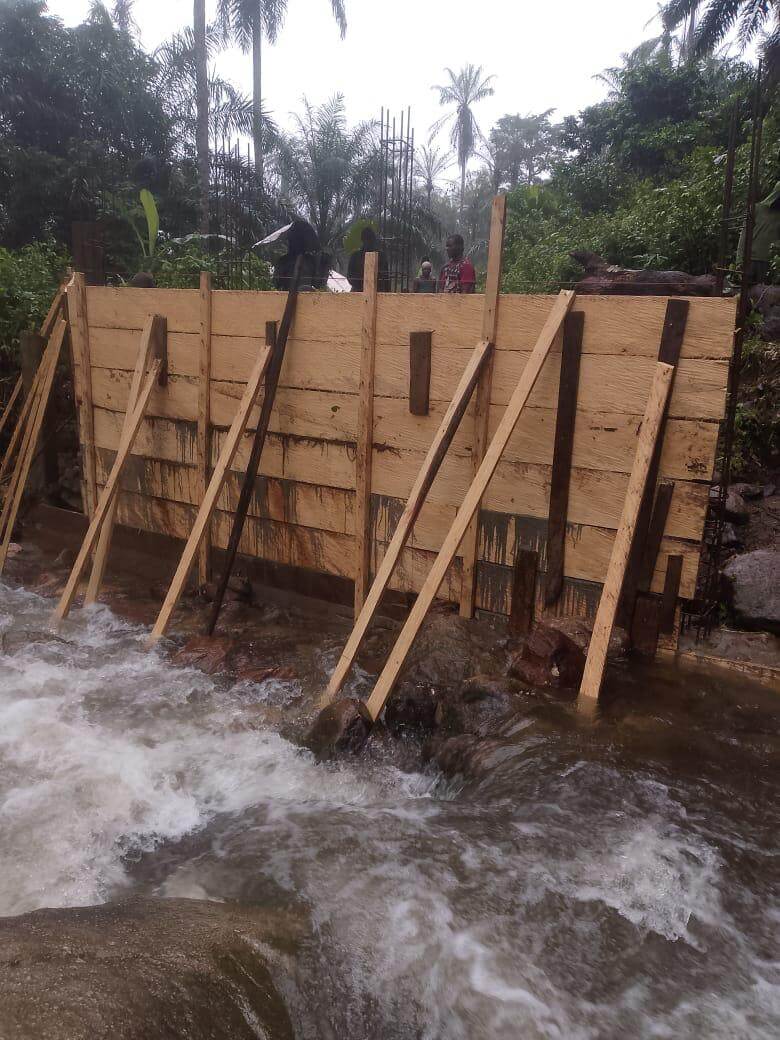 Work on the Ekeh Bridge, ESAW, in Mengom area is underway