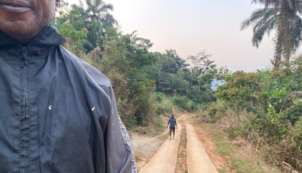 The Lord Mayor of Andek Council, Mr. Ubangoh Helly, was in Bonambufei and Abebung villages on the 3rd of January 2025, to see for himself the progress of some council projects underway in these localities.