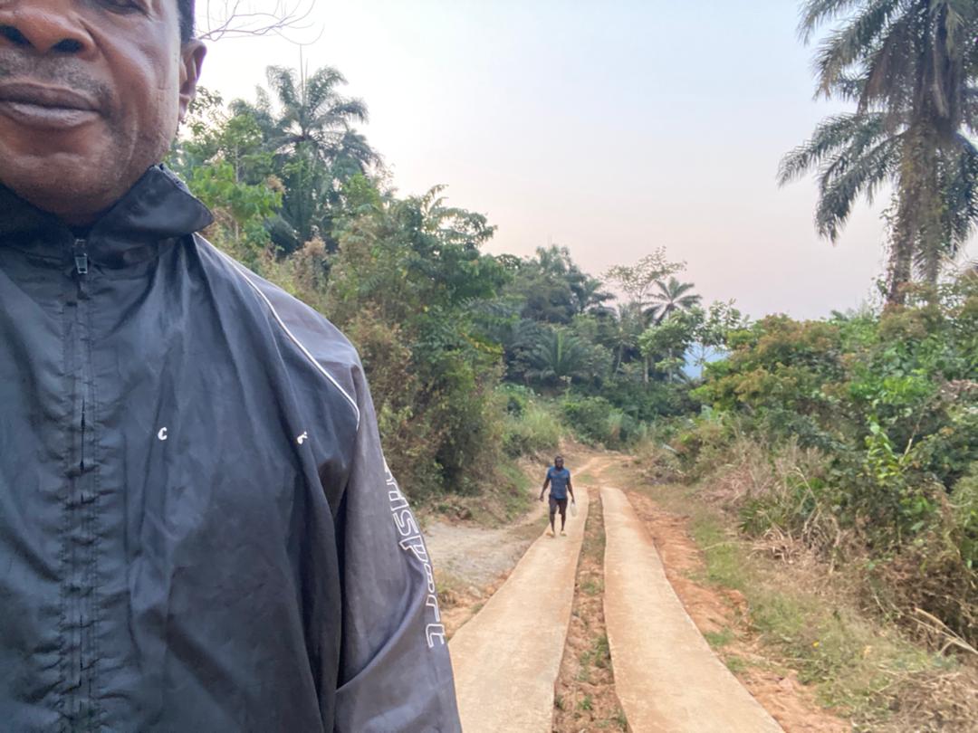 The Lord Mayor of Andek Council, Mr. Ubangoh Helly, was in Bonambufei and Abebung villages on the 3rd of January 2025, to see for himself the progress of some council projects underway in these localities.